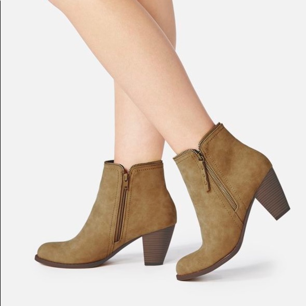 Slide Zip Ankle Bootie - Picture 3 of 6